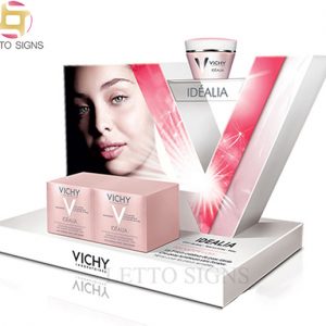 18 Years China Factory Professional Retail Store Acrylic Skin Care Cosmetic Makeup Display