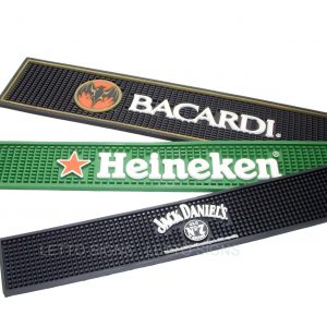 Custom PVC Rubber Drip Mat Beer Bar Mat