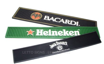 Custom PVC Rubber Drip Mat Beer Bar Mat