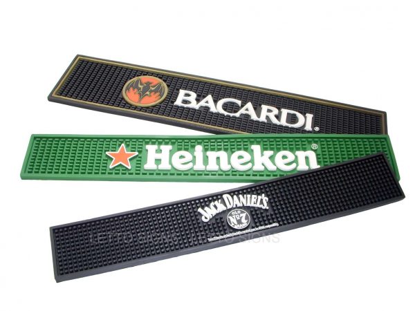 Custom PVC Rubber Drip Mat Beer Bar Mat