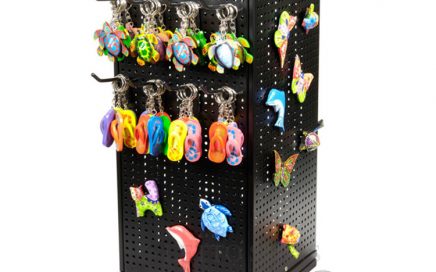 Holder Display Coated Hooks For Keychain Holder