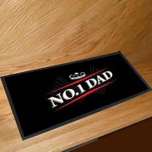 Custom print Logo NBR rubber felt bar spill mat