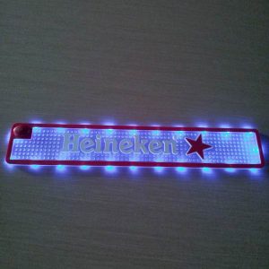 custom promotion pvc Led bar mat