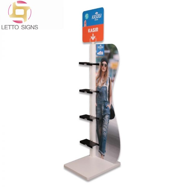 18 Years China Factory Showroom Commercial Metal Wire Retail Store Shoe Product Display Rack
