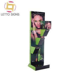 18 Years Factory Pop Pos Corrugated Paper Cardboard Retail Store Make Up Cosmetics Display Stand Rack